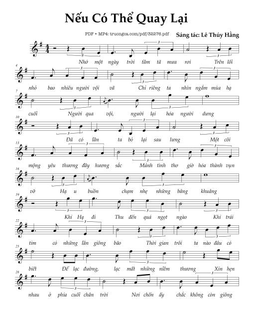 Nếu có thể quay lại