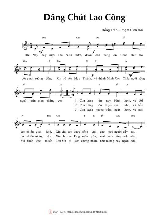 Dâng Chút Lao Công