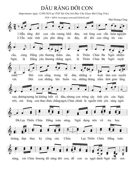 Dẫu Rằng Đời Con