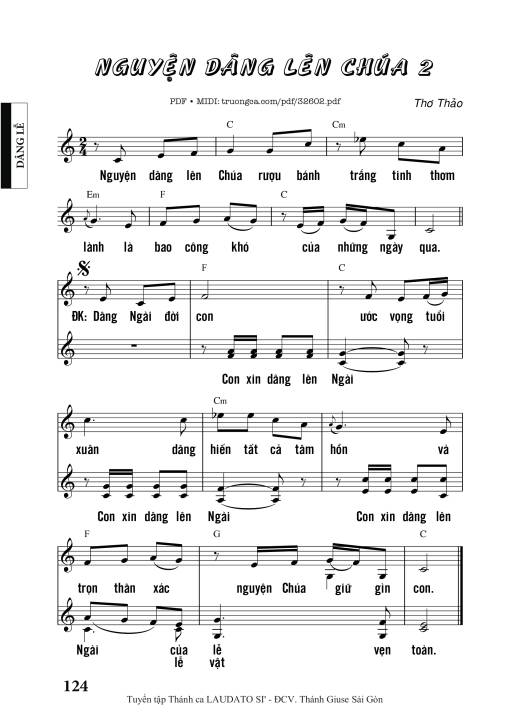 Nguyện Dâng Lên Chúa 2