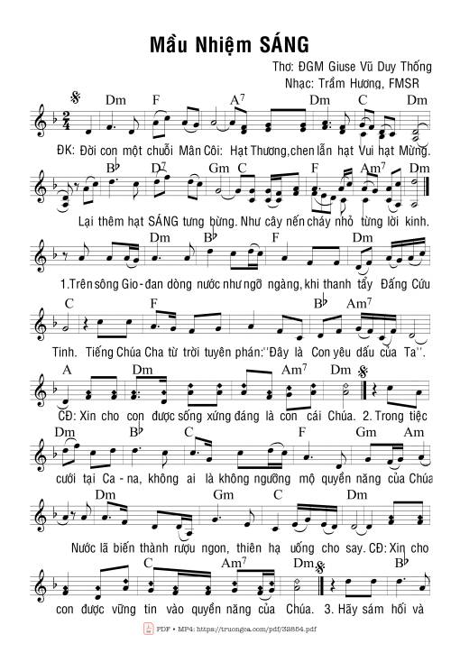 Mầu Nhiệm Sáng - Trầm Hương