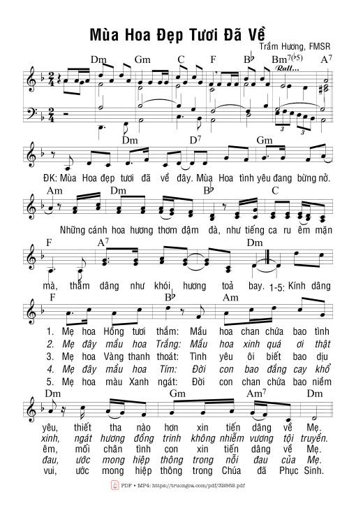 Mùa Hoa Đẹp Tươi Đã Về