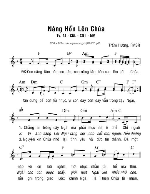 Nâng Hồn Lên Chúa