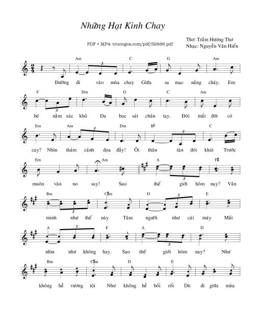 Những Hạt Kinh Chay