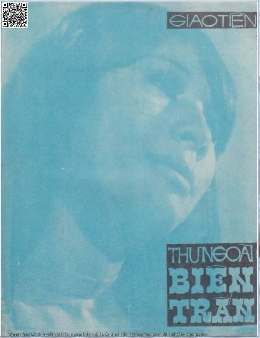 Sheet PDF of Lời tình viết vội (Thư ngoài biên trấn)