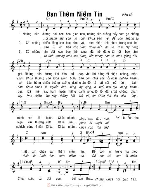 Ban Thêm Niềm Tin