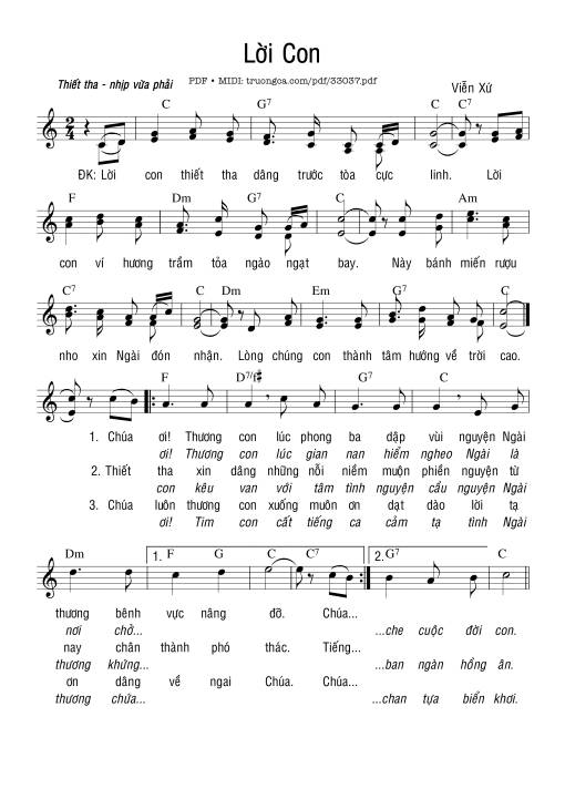 Lời Con - Viễn Xứ