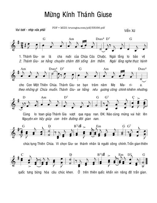 Mừng Kính Thánh Giuse