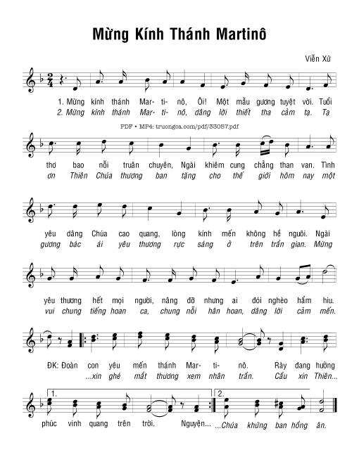Mừng Kính Thánh Martinô