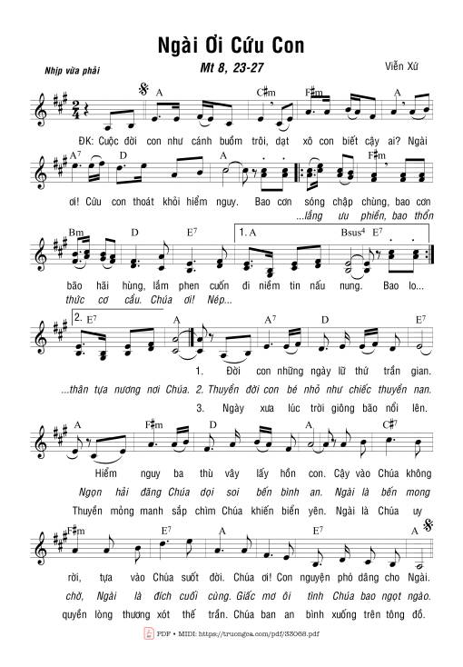 Ngài Ơi, Cứu Con