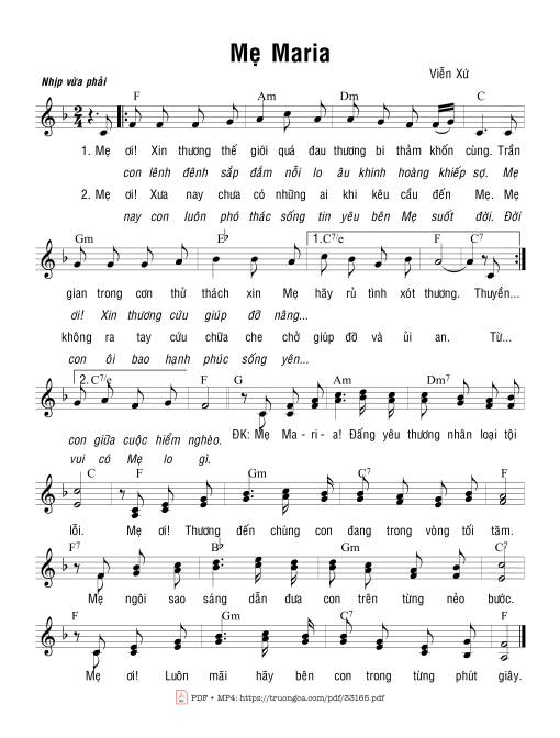 Mẹ Maria - Viễn Xứ