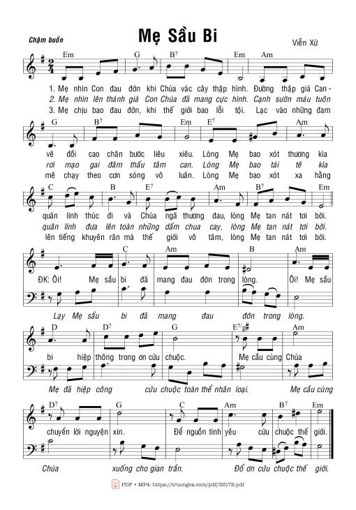 Mẹ Sầu Bi - Viễn Xứ