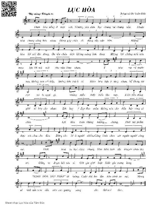 Sheet PDF of Lục hòa - Tâm Đức