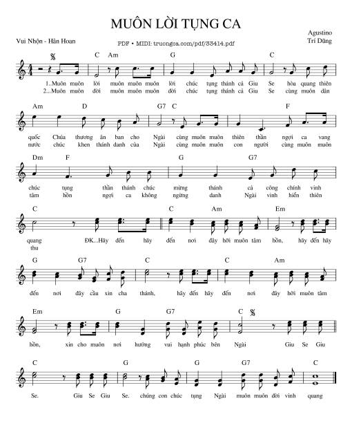 Muôn Lời Tụng Ca