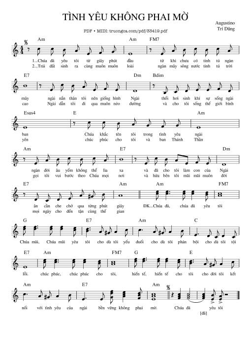 Tình Yêu Không Phai Mờ