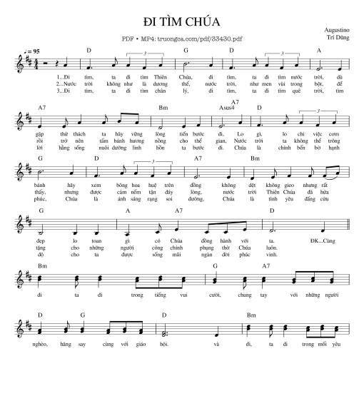 Đi Tìm Chúa - Agustino Trí Dũng
