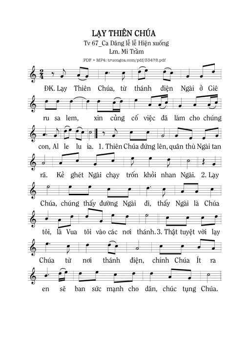 Lạy Thiên Chúa - Mi Trầm