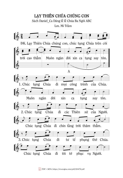 Lạy Thiên Chúa Chúng Con