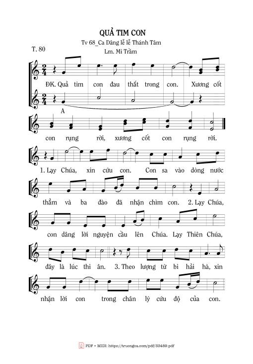 Quả Tim Con - Mi Trầm