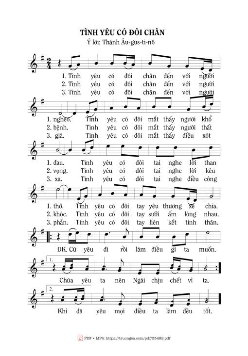 Tình Yêu Có Đôi Chân