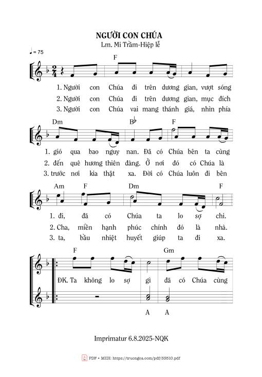 Người Con Chúa - Mi Trầm