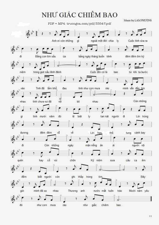 Như giấc chiêm bao