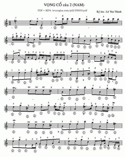 Vọng Cổ Câu 2 Dây Kép