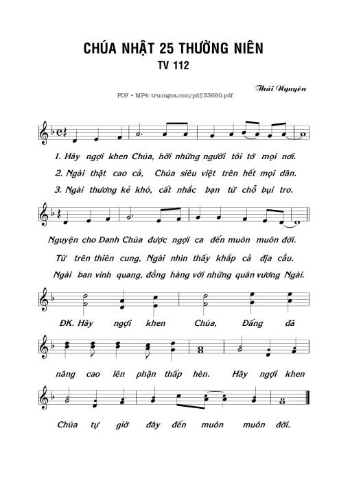 Thánh Vịnh 112, Chúa Nhật 25C Thường Niên