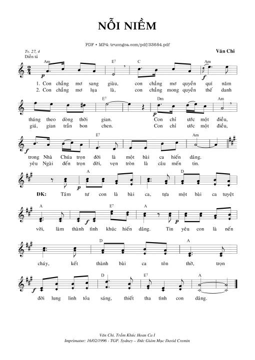 Nỗi Niềm - Văn Chi