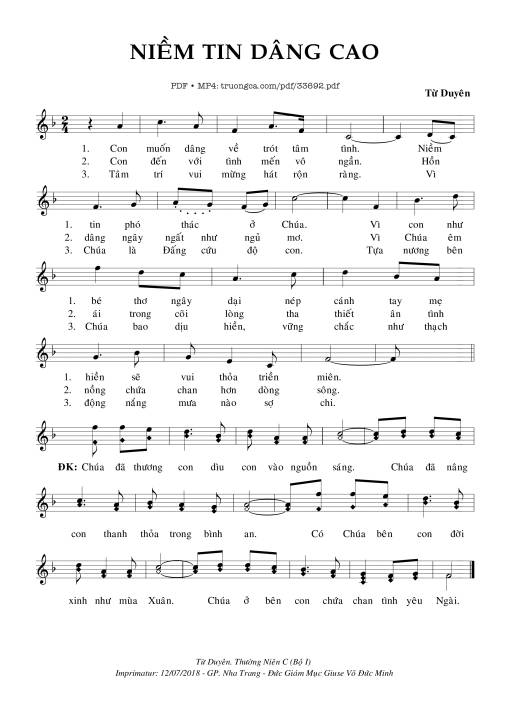 Niềm Tin Dâng Cao