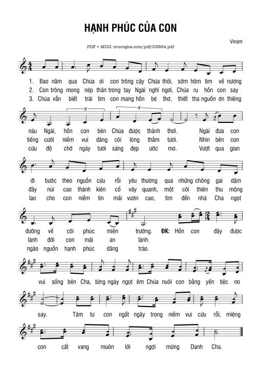 Hạnh Phúc Của Con