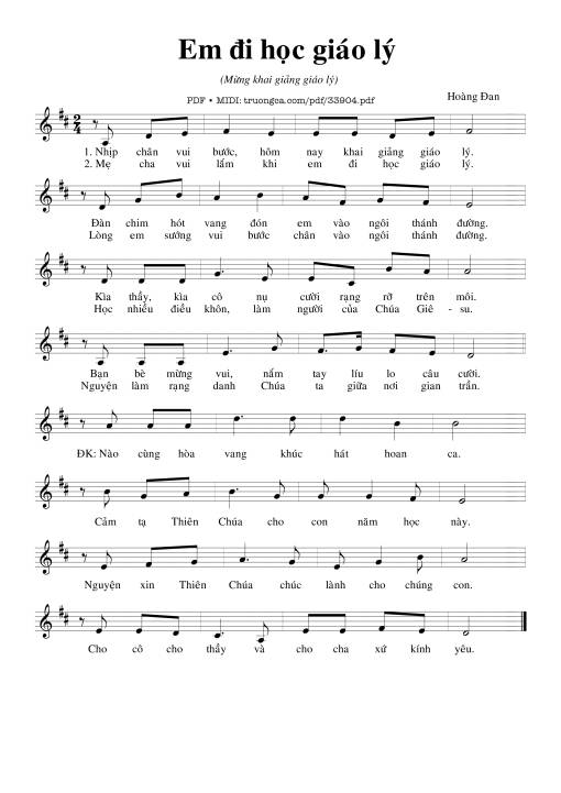 Em Đi Học Giáo Lý