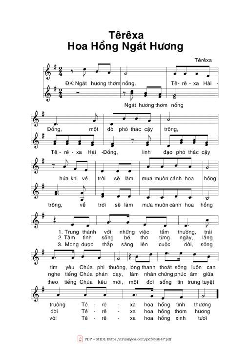 Têrêsa Hoa Hồng Ngát Hương