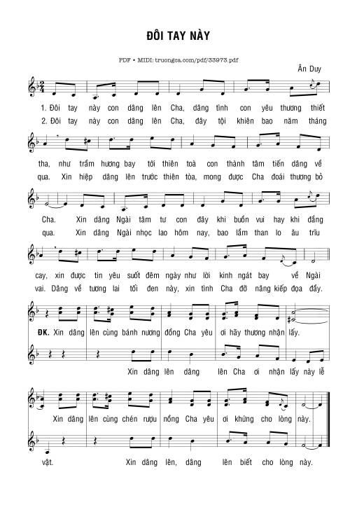 Đôi Tay Này - Ân Duy