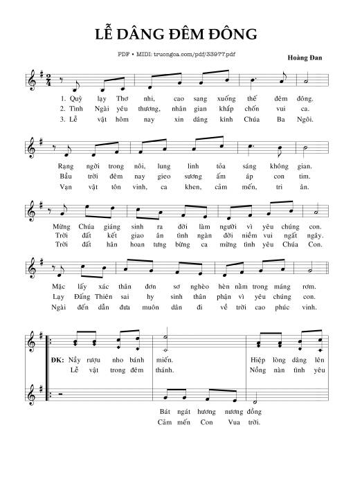 Lễ Dâng Đêm Đông