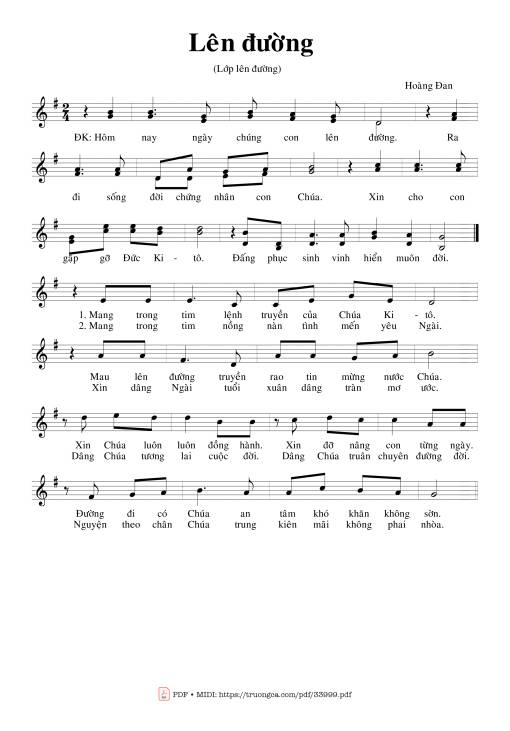 Lên Đường - Hoàng Đan