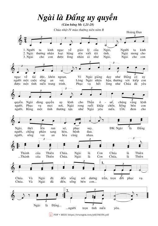 Ngài Là Đấng Uy Quyền