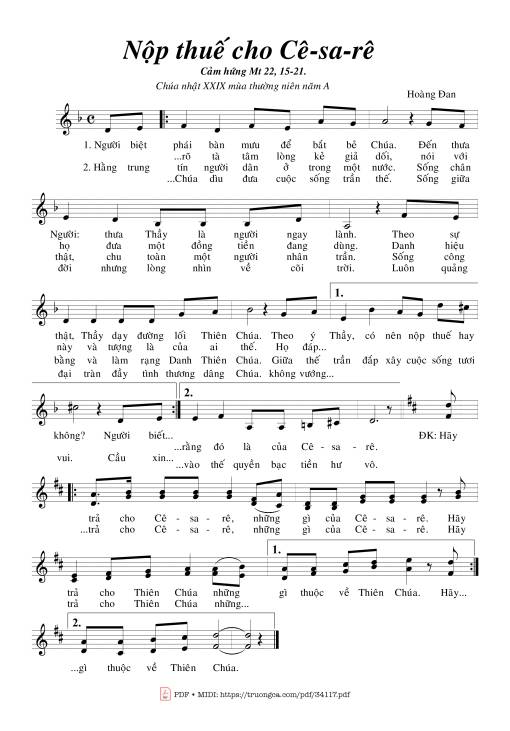 Nộp Thuế Cho Cêsarê