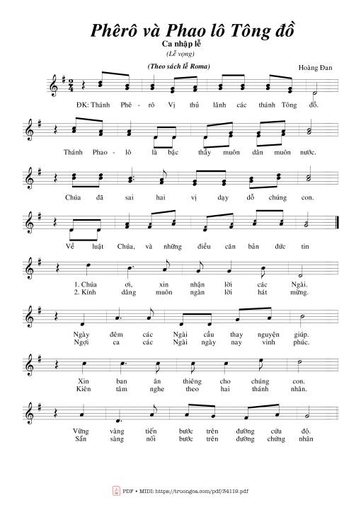 Phêrô Và Phaolô Tông Đồ