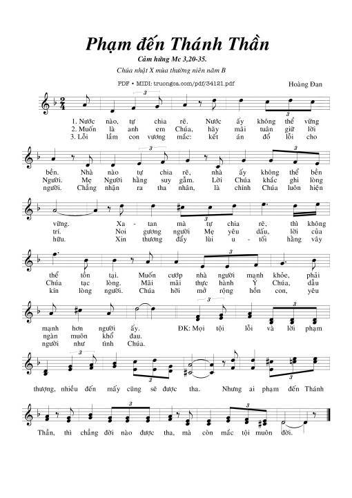 Phạm Đến Thánh Thần