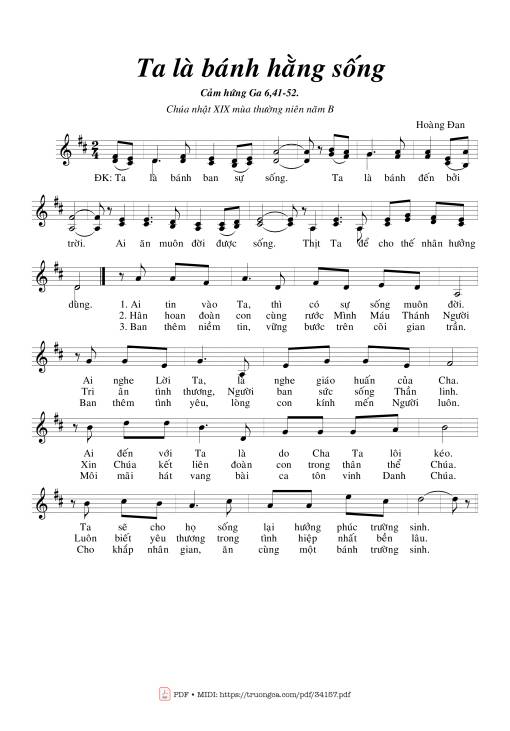 Ta Là Bánh Hằng Sống
