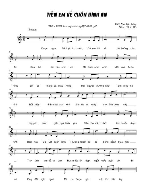 Tiễn em về chốn bình an