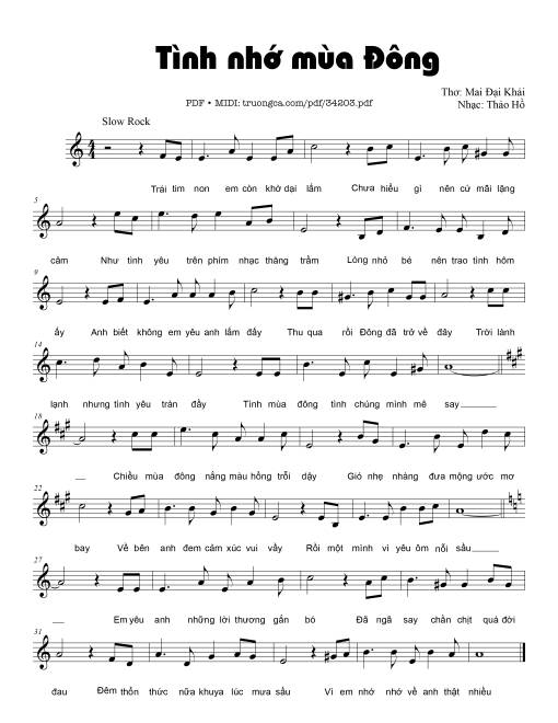 Tình nhớ mùa đông