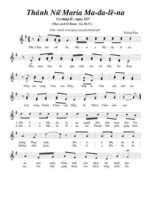 Thánh Nữ Maria Mađalêna