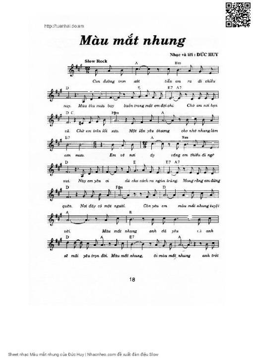 Màu mắt nhung - Đức Huy