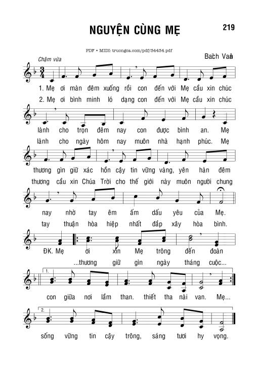 Nguyện Cùng Mẹ