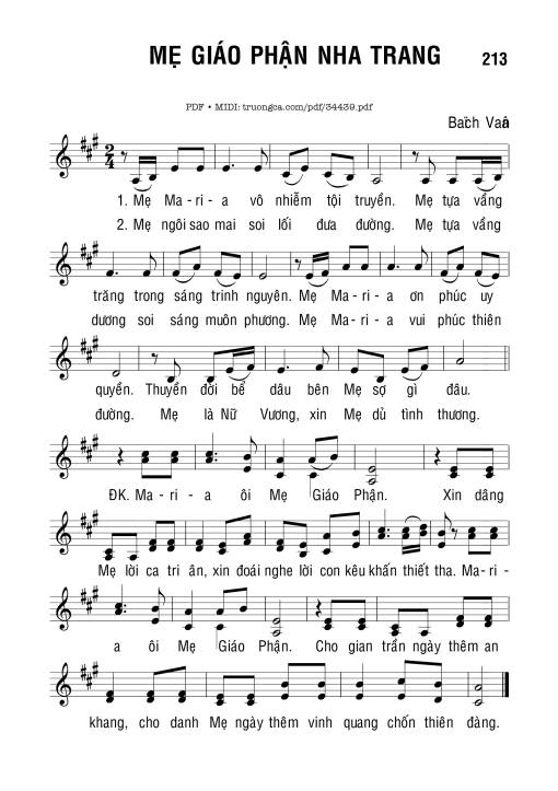 Mẹ Giáo Phận Nha Trang