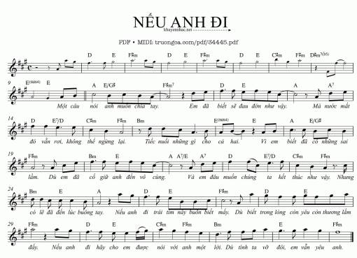 Nếu anh đi - Khắc Hưng