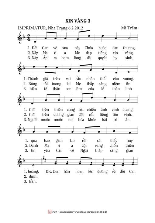 Xin Vâng 3 - Mi Trầm