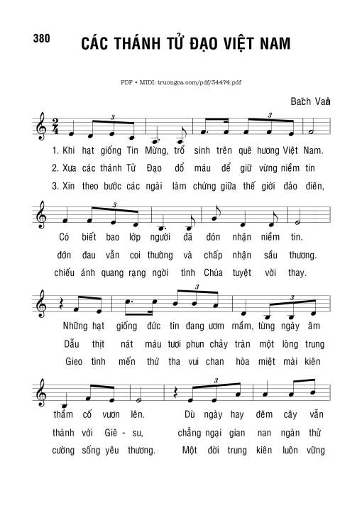 Các Thánh Tử Đạo Việt Nam